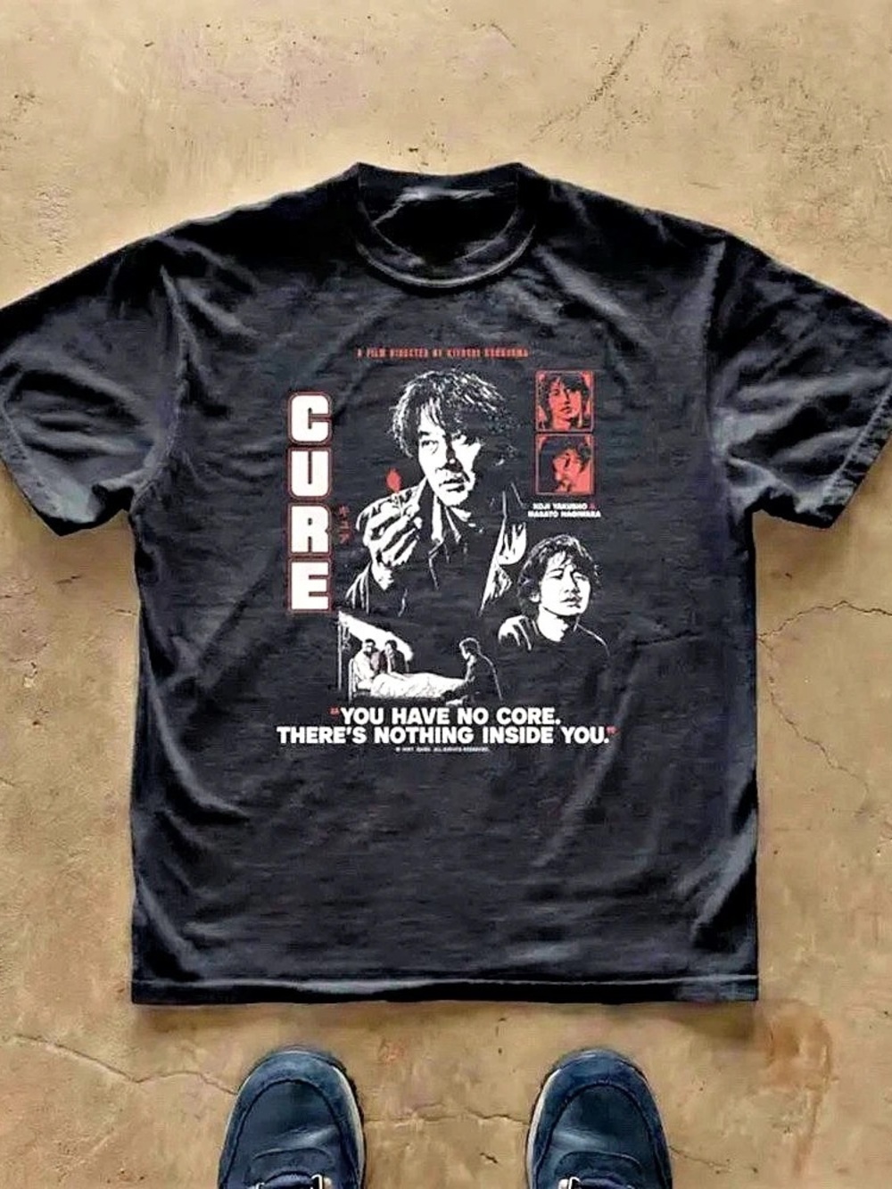 Graphic Tee in Black Like New